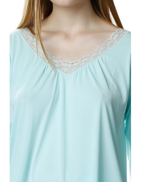 Piżama z wiskozy damska rękaw 3/4 Mewa Vivien 