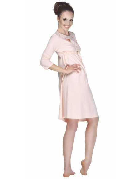 Bawełniana shirt pregnancy Mewa Babygirl morelowa