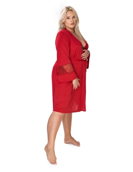 Letni szlafrok damski długi rękaw Mewa Paula 