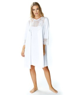 Peniuar ladies' white Mewa Honeymoon 2