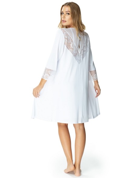 Peniuar damski biały Mewa Honeymoon 