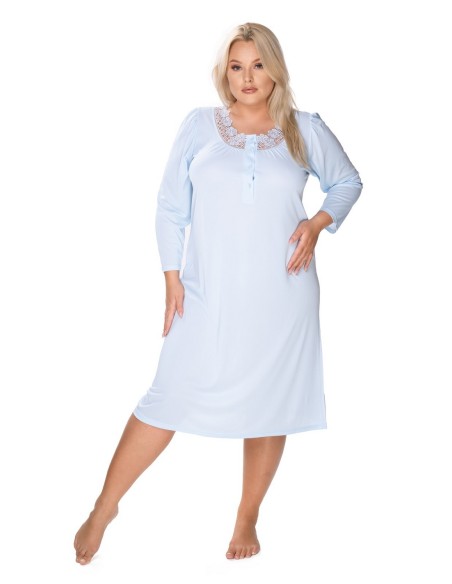 Shirt night with long sleeve Mewa Antonina