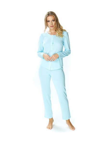 Pajamas women's long rozpinana Mewa Maria