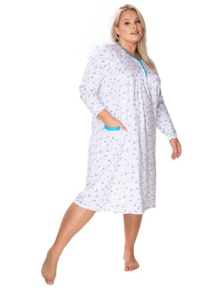 Shirt night women's bawełniana Mewa Anna