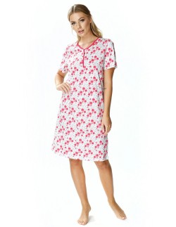 Koszula nocna damska z krótkim rękawem Mewa Rozalia  2