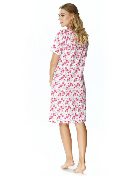 Shirt night women's with short sleeve Mewa Rozalia