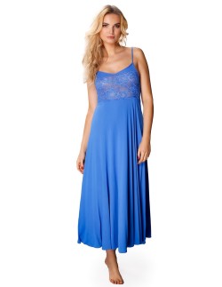 Długa koszula nocna rozkloszowana Mewa Queen 