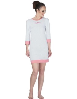 Short shirt night with wiskozy 3/4 sleeve Mewa Nina