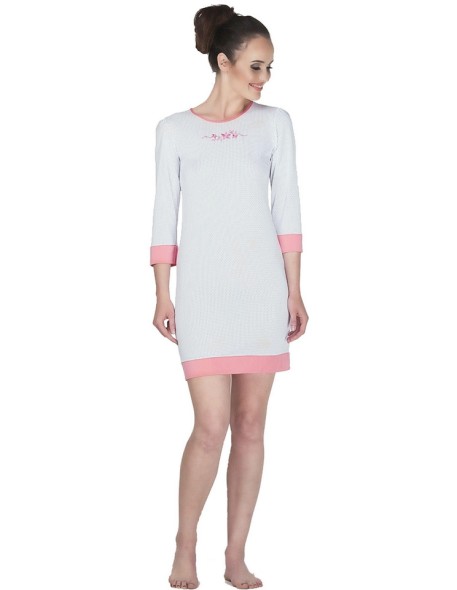 Short shirt night with wiskozy 3/4 sleeve Mewa Nina