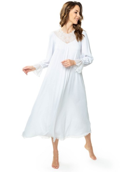 White shirt night long Mewa Katarzyna