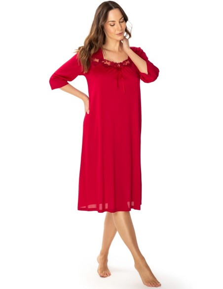 Night shirt women's 3/4 sleeve Mewa Melisa
