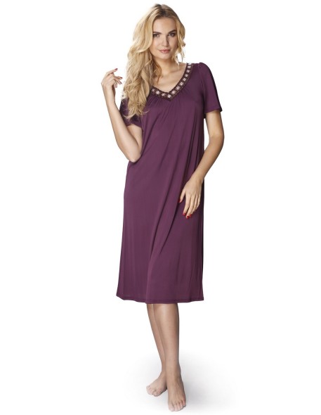 Damska koszula nocna z wiskozy Mewa Lilia 