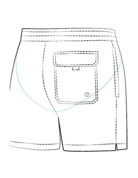 Szorty kąpielowe męskie Travel Shorts Self - SM27N