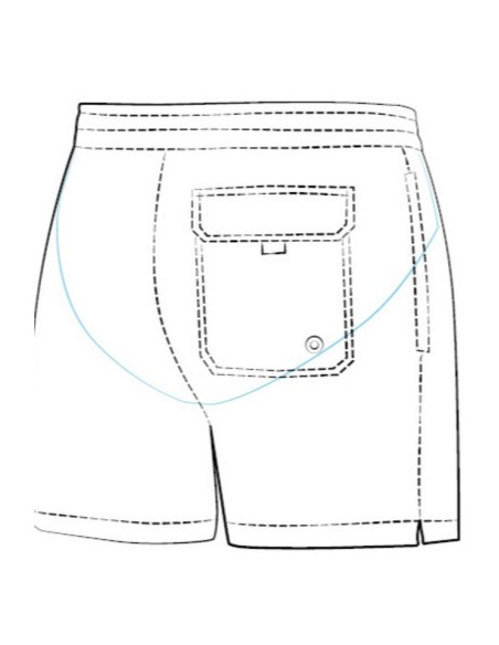 Shorts swim men's travel shorts - sm27n Self