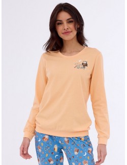 Pajamas women's dr 467/373 Owls Cornette 2