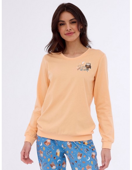 Pajamas women's dr 467/373 Owls Cornette