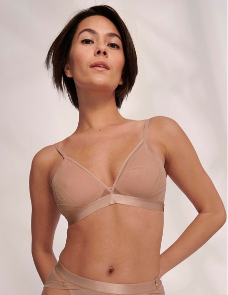 Biustonosz Sloggi S By X Rosie Woods Soft Bra Beżowy