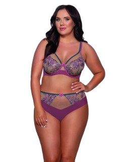 Biustonosz koronkowy Ava 2091 lipstick  2