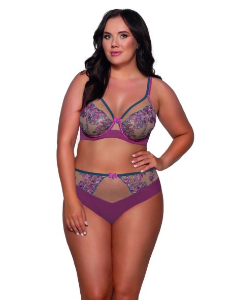 Biustonosz koronkowy Ava 2091 lipstick 