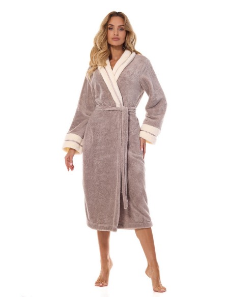 Szlafrok damski Madame 2409 L&L, ciepły i elegancki model