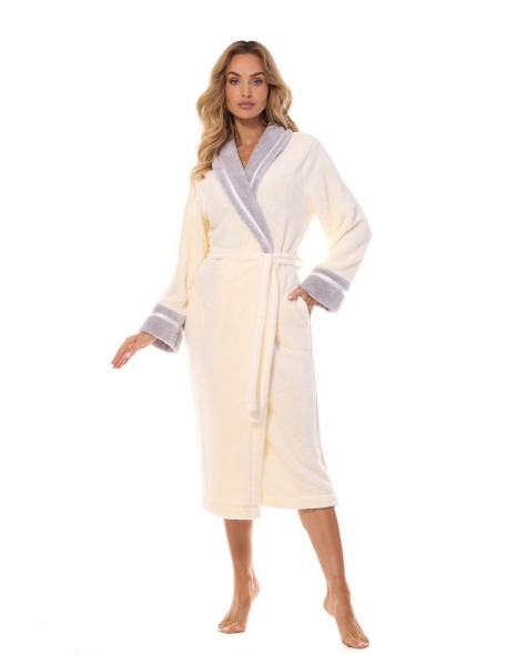 Szlafrok damski Madame 2409 L&L, ciepły i...