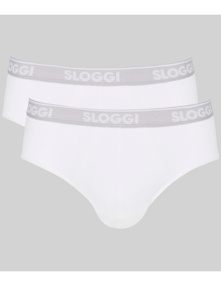 Slipy męskie 2 pak Sloggi Men Go Abc Midi 2P, praktyczny dwupak slip