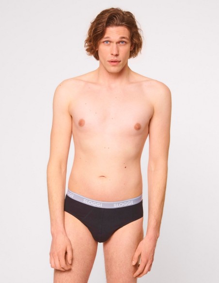 Slipy męskie 2 pak Sloggi Men Go Abc Midi 2P, praktyczny dwupak slip