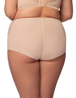 Figi damskie z wysokim stanem Nessa Linda N02 beżowe 2