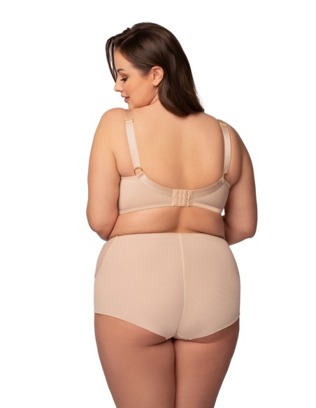 Figi damskie z wysokim stanem Nessa Linda N02 beżowe