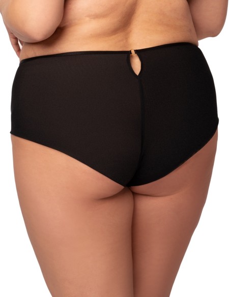 Figi damskie z wysokim stanem Nessa Enrice N02 czarne