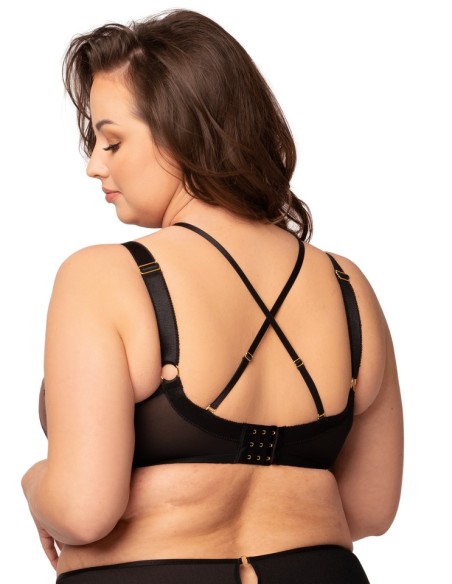 Biustonosz miękki czarny Nessa Enrice