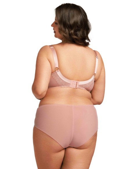 Figi damskie z wysokim stanem Nessa Joy N02 róż