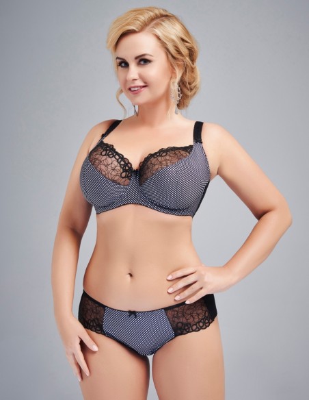 Biustonosz miękki czarny Nessa Moly