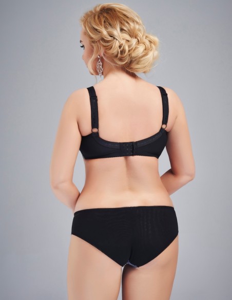 Biustonosz miękki czarny Nessa Moly