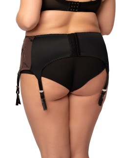 Black garter belt Nessa Enrice 2