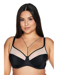 Bra half padded Ava 2135 black