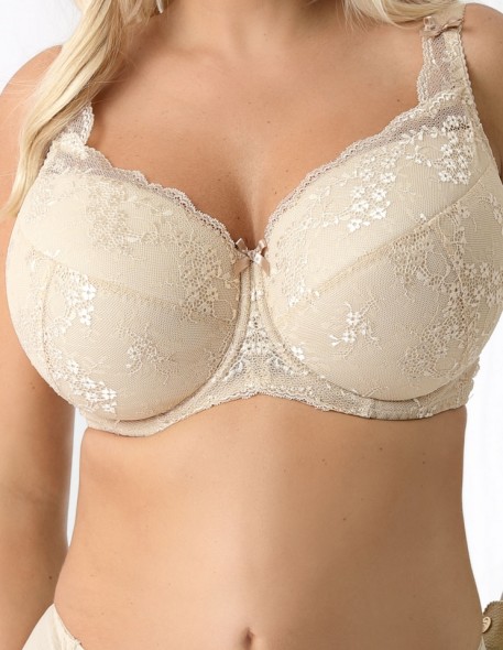 Biustonosz usztywniany beżowy Nessa Abbi