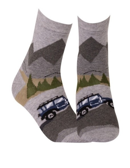 Socks for boys patterned 2-6 years, Wola