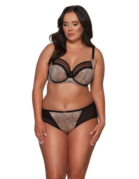 Ava 130/3 figi damskie panther, zmysłowe wykończenie