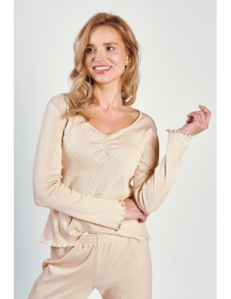 Pajamas women's vicky 3252 s-xl Taro