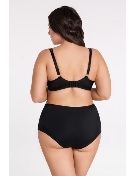 Figi damskie Luisse Gorsenia K442/1 czarne, eleganckie majtki