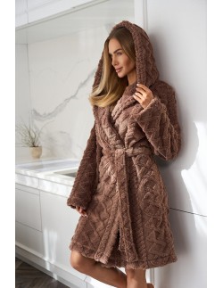 Ciepły bathrobe ladies' L&L Geo 2401