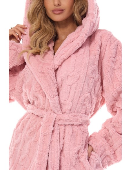 Szlafrok damski krótki L&L Carina 2403 