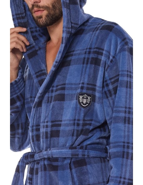 Bathrobe male with hood L&L Pedro 2457