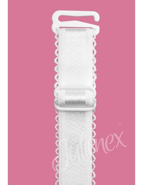 Straps to a bra Material white 18mm, Julimex...