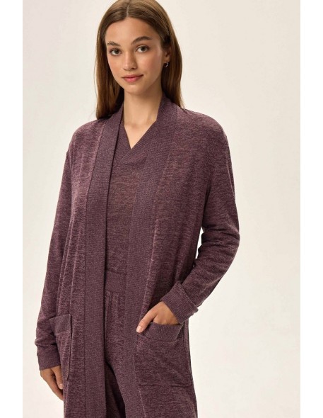 Szlafrok damski cienki ss24 Henderson Fudge 41948 