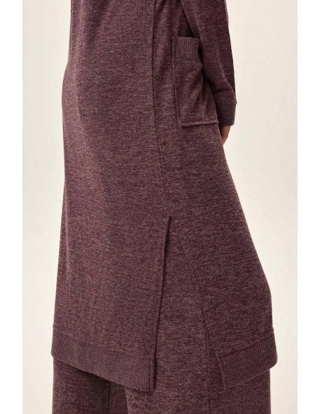 Szlafrok damski cienki ss24 Henderson Fudge 41948 