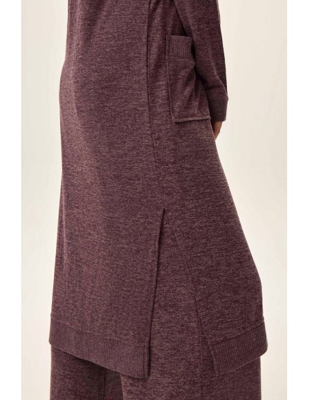 Szlafrok damski cienki ss24 Henderson Fudge 41948 