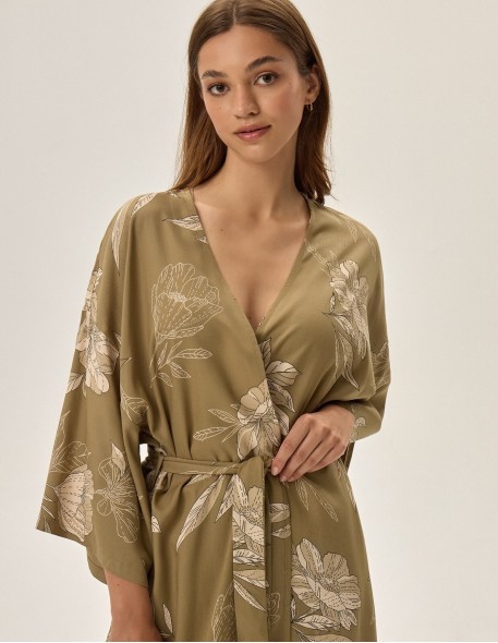 Cieniutki bathrobe ladies' wiskoza Henderson...