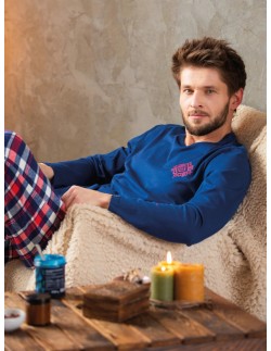 Pajamas men's cotton Key MNS 613 2